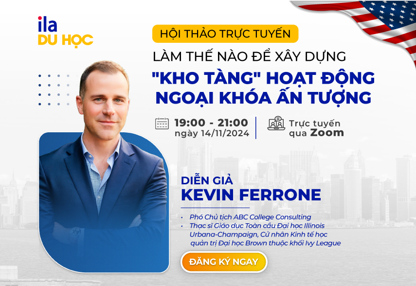 Hội thảo trực tuyến du học Mỹ: hoạt động ngoại khóa